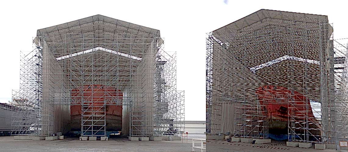 kayar_cati_4 Roofset Kayar Çatı İskele Sistemi