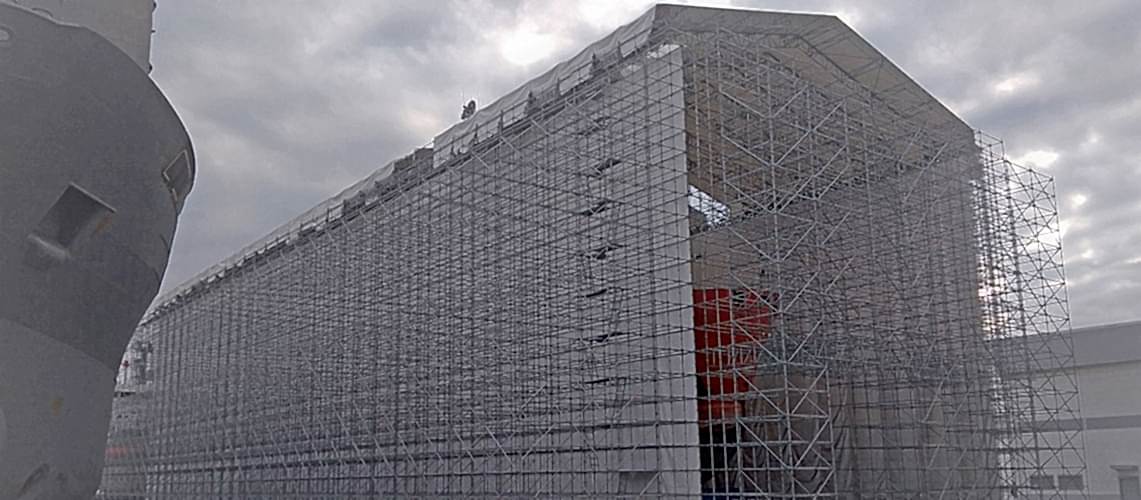 kayar_cati_5 Roofset Kayar Çatı İskele Sistemi