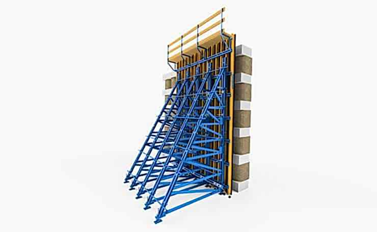 Woodset-Ahsap-Kirisli-Tek-Yuz-Kalip-Sistemi Woodset Ahşap Kirişli Tek Yüz Kalıp Sistemi