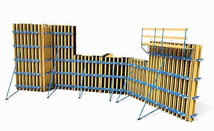 woodset-ahsap-perde-kalip Woodset Ahşap Kirişli Perde Kalıp Sistemi